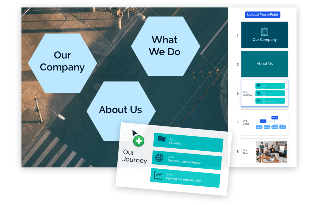 Prezi's new PowerPoint-to-Prezi feature in action
