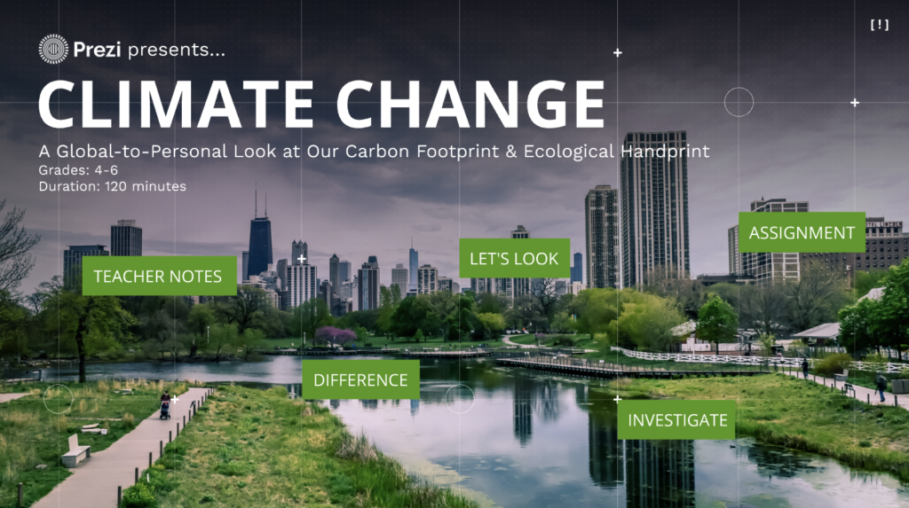 Climate Change: A Global-to-Personal Look at our Carbon Footprint and Ecological Handprint (Grades 4-5)