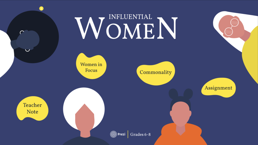 influential women lesson plan