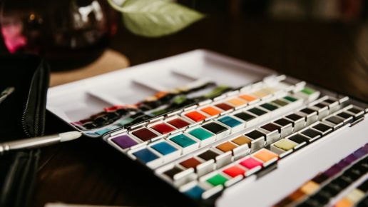 color palette of paints