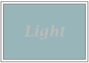light text on light background