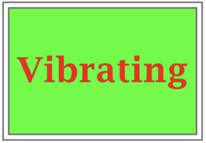 vibrating text