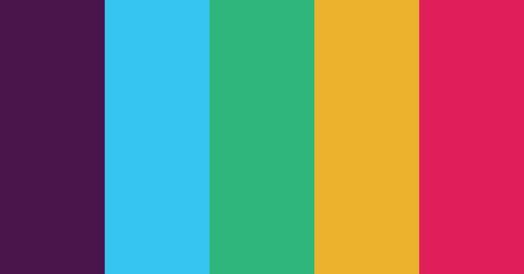 Slack brand color palette