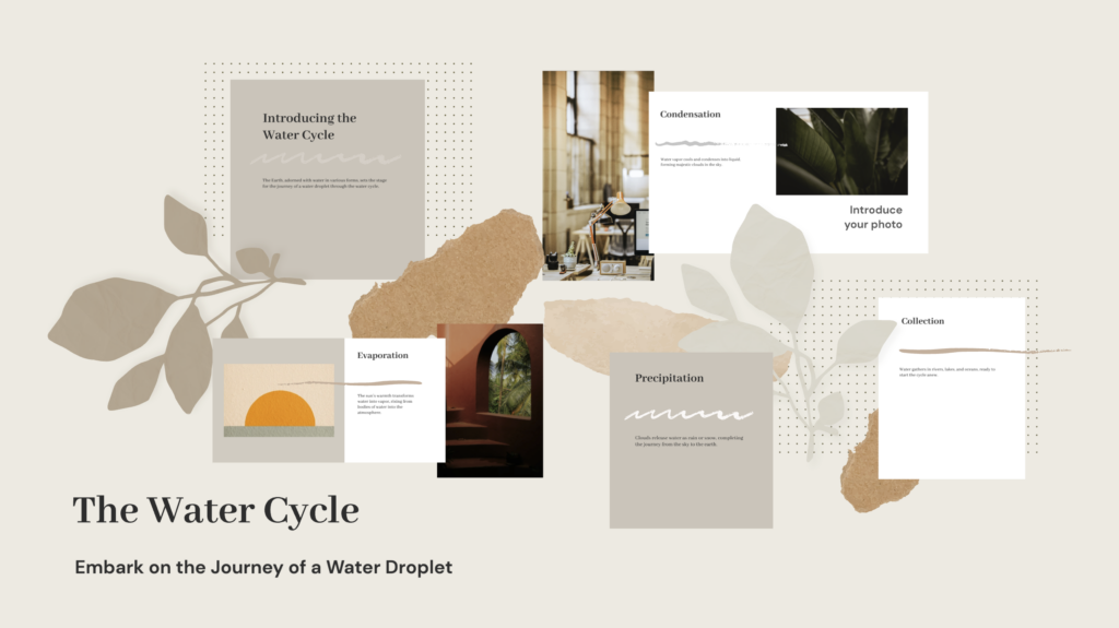 Storyboard Example – Water Cycle Project