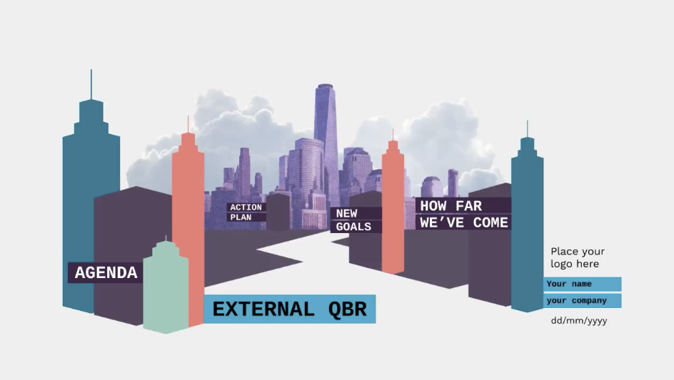 QBR template from Prezi template gallery