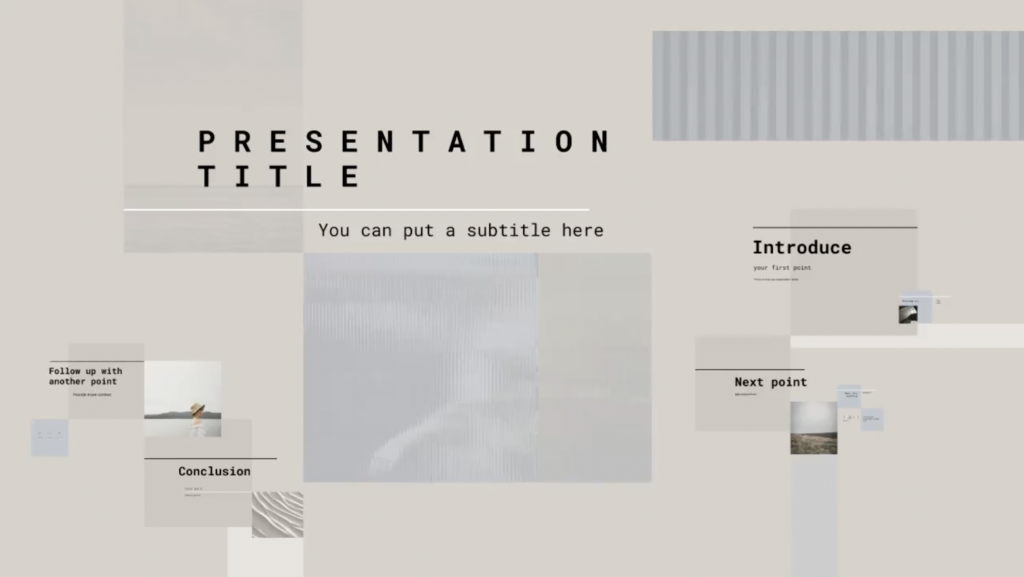 Prezi AI template