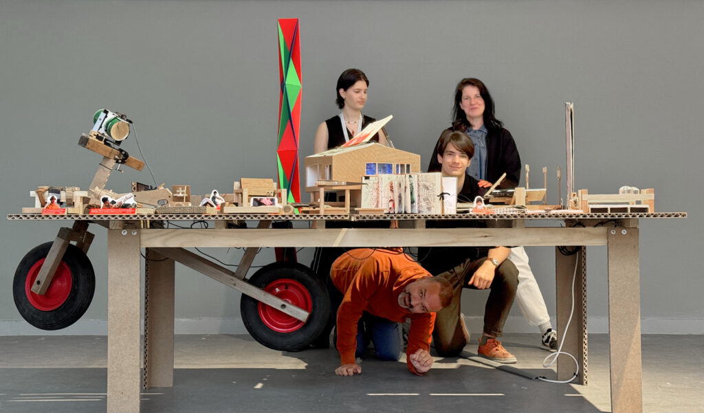 The Somlai-Fischer installation is a physical manifestation of creative collaboration.
