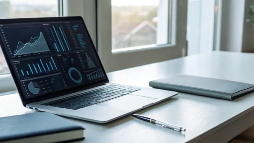 AI sales pitch generator displayed on a laptop.